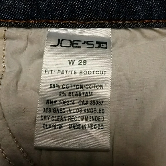 Joe's Jeans Petite Bootcut Distressed Size 28 - Picture 5 of 7